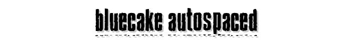 BlueCake Autospaced font